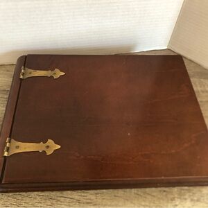 Vtg Bombay Company Solid Wood Box